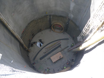 Shaft C Ringwall Installation